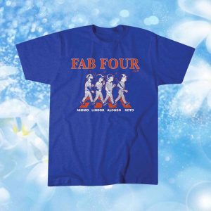 Lindor & Soto & Alonso & Nimmo Fab Four Shirt