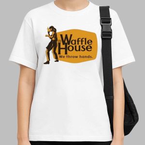 Waffle House We Throw Hands Shirt 1 Waffle House We Throw Hands Shirt