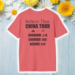 Believe That China Tour Shirt
