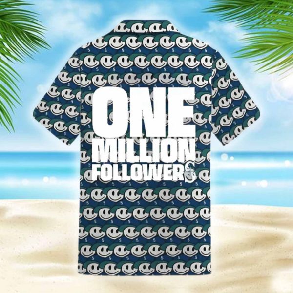 Mariners One Million Followers Hawaiian Shirt