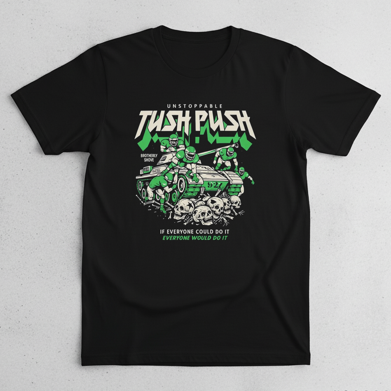 Landon Dickerson’s Unstoppable Tush Push Brotherly Shove Shirt Landon Dickerson’s Unstoppable Tush Push Brotherly Shove Shirt