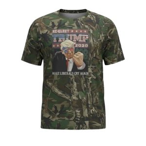 Thomas Jacob Sanford Re elect Trump 2020 Camouflage Shirt