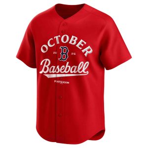Red Sox 2025 October Baseball Jersey 2 Red Sox 2025 October Baseball Jersey