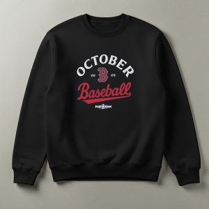 Boston Red Sox October Baseball 2025 Shirt
