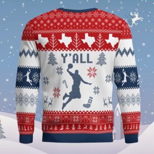 Merry Swishmas Yall Texas Basketball Ugly Sweater 2 Merry Swishmas Yall Texas Basketball Ugly Sweater