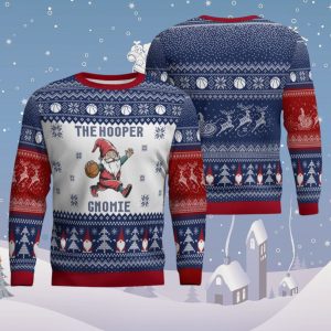 The Hooper Gnomie Basketball Christmas Ugly Sweater