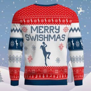 Merry Swishmas Women Basketball Ugly Christmas Sweater