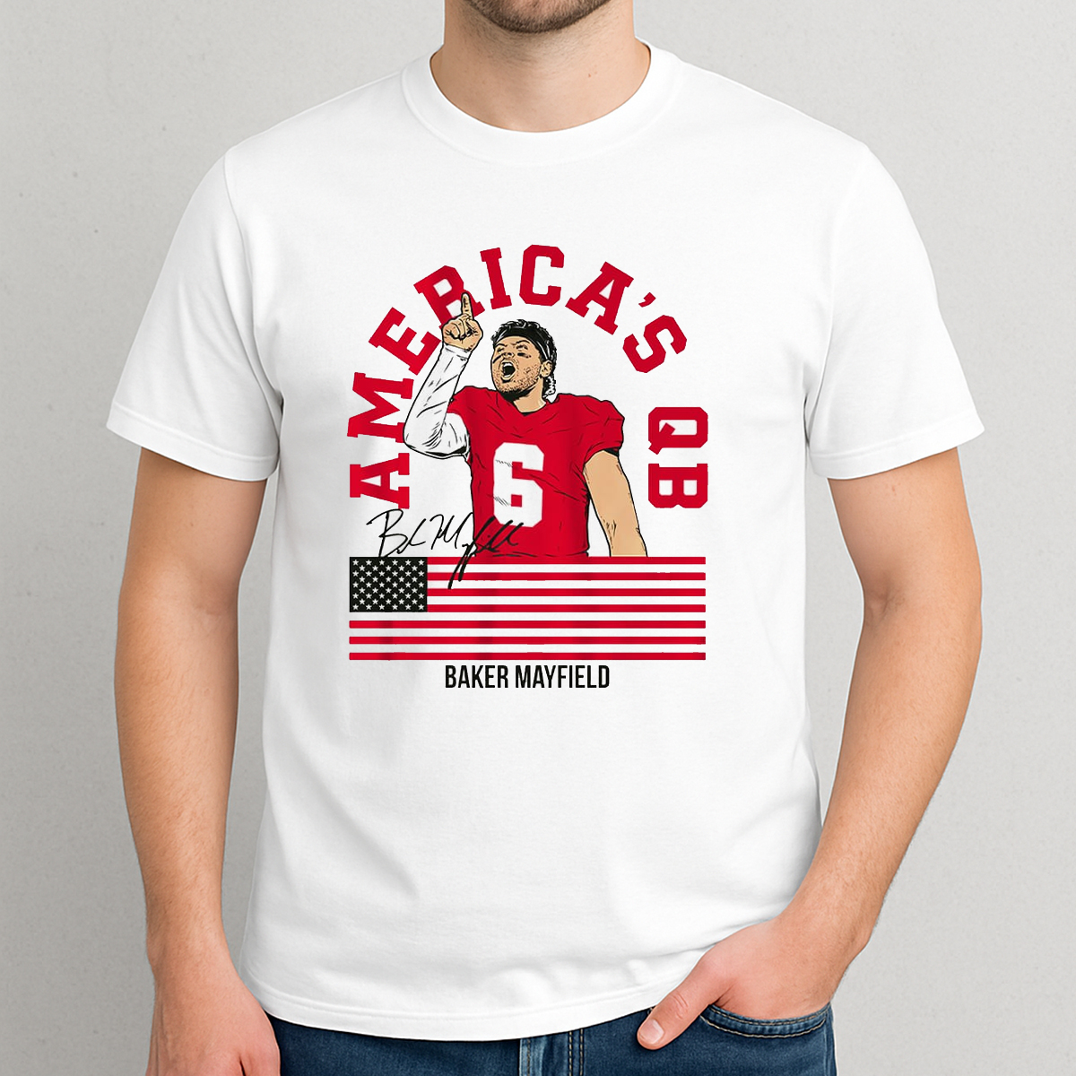 Baker Mayfield America's QB Shirt Baker Mayfield America's QB Shirt