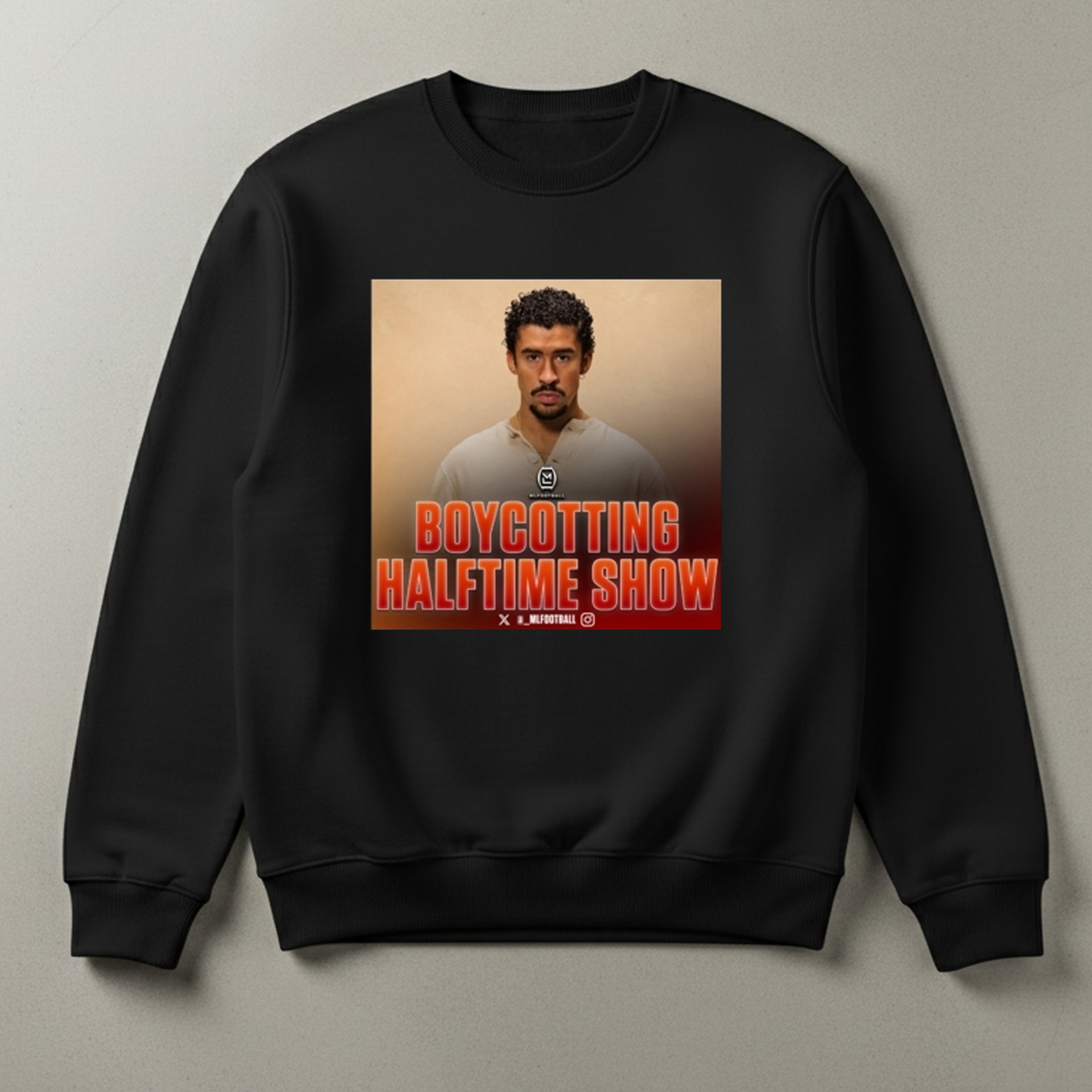 Boycotting Bad Bunny Super Bowl Halftime Show T-Shirt Boycotting Bad Bunny Super Bowl Halftime Show T-Shirt