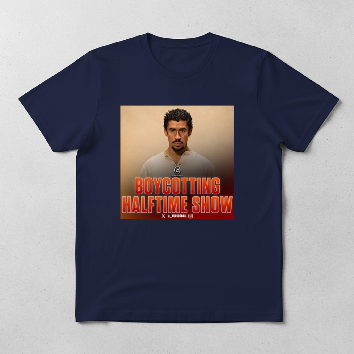 Boycotting Bad Bunny Super Bowl Halftime Show T-Shirt Boycotting Bad Bunny Super Bowl Halftime Show T-Shirt