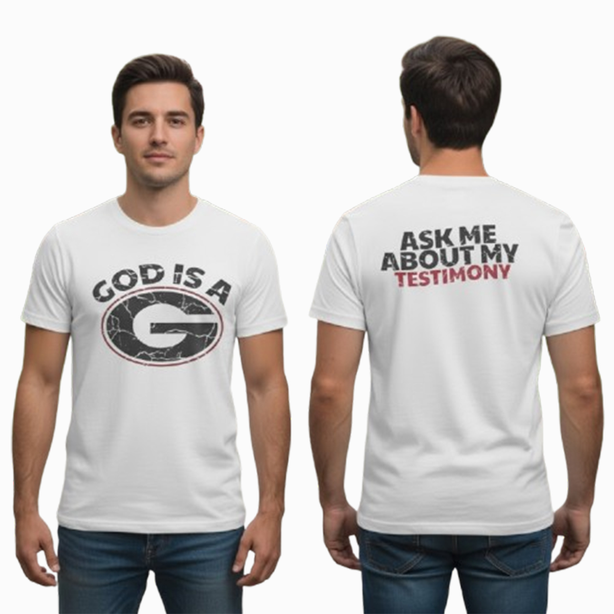 God Is A G Ask Me About My Testimony Shirt God Is A G Ask Me About My Testimony Shirt