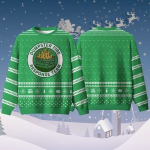 Dumpster Fire Response Team Ugly Christmas Sweater