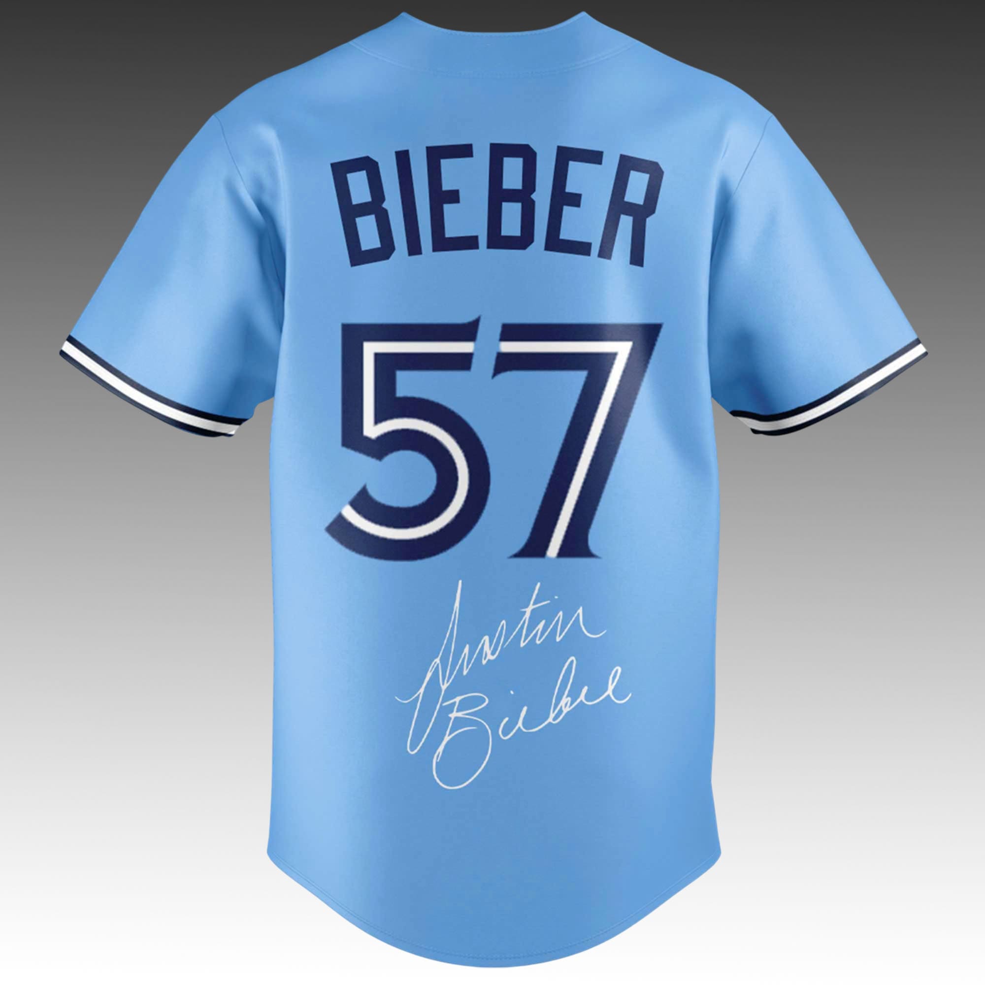 Justin Bieber x Blue Jays 2025 Baseball Jersey Justin Bieber x Blue Jays 2025 Baseball Jersey