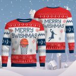 Merry Swishmas Basketball Ugly Christmas Sweater