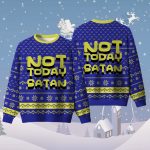 Not Today Satan Ugly Christmas Sweater