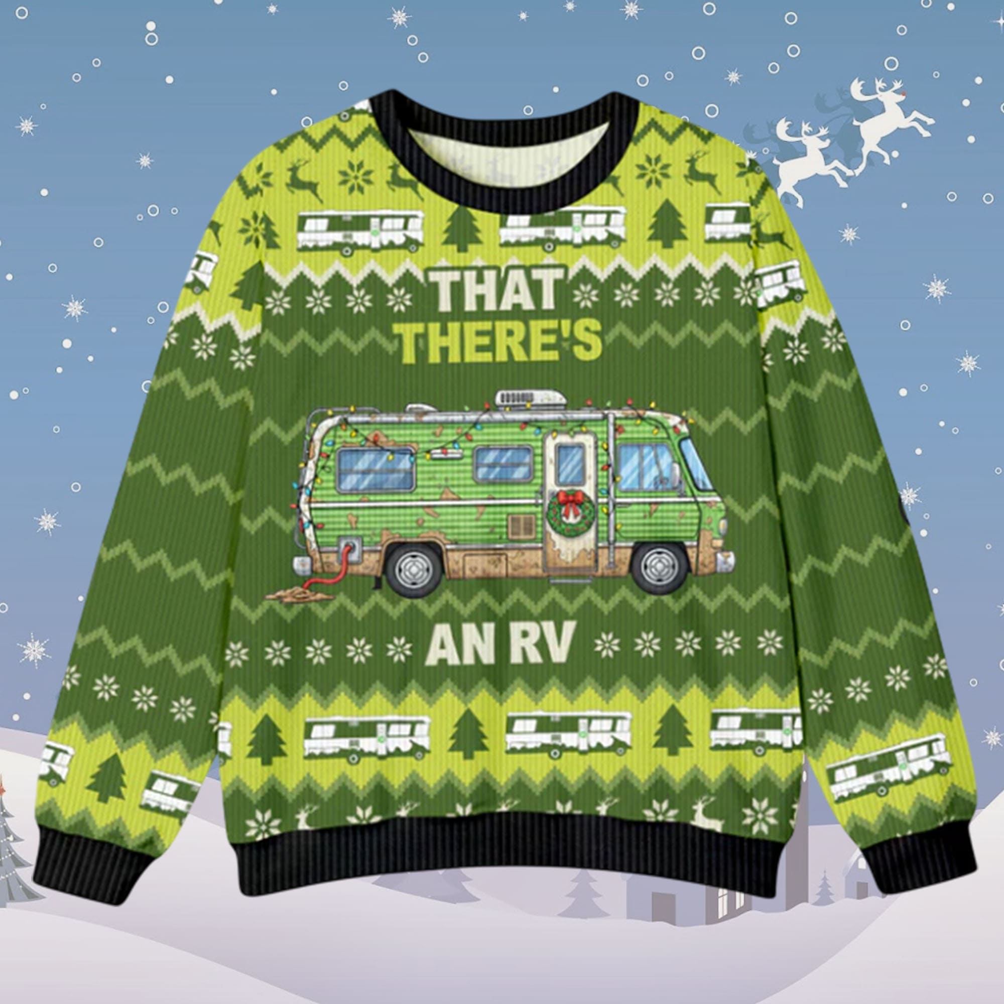 That There’s An Rv Christmas Ugly Sweater That There’s An Rv Christmas Ugly Sweater