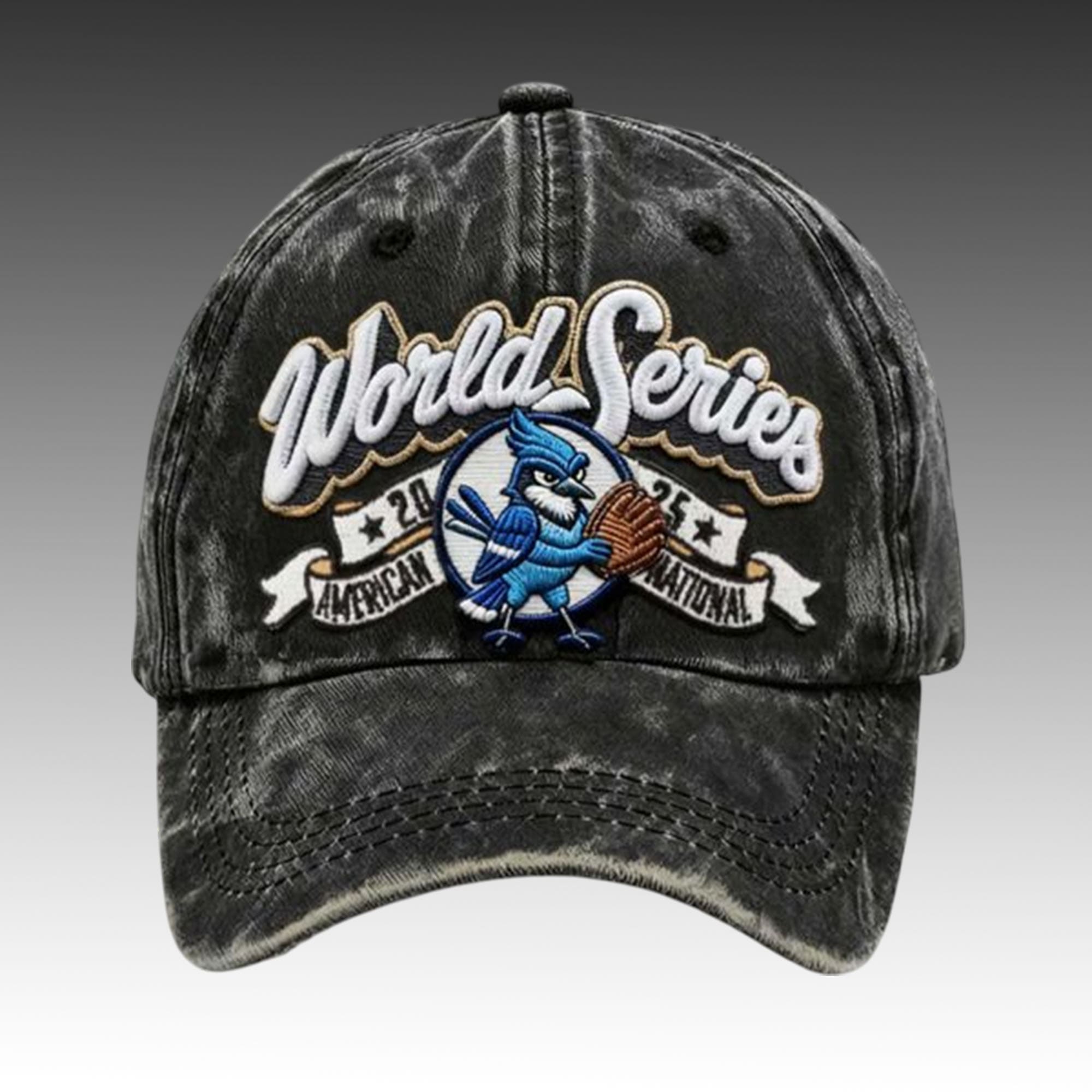 World Series 2025 American National Blue Jays Baseball Cap World Series 2025 American National Blue Jays Baseball Cap