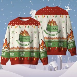 Everything’s Fine Ugly Christmas Sweater