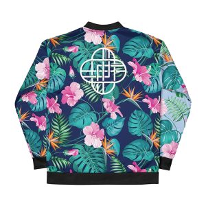 Kpop Demon Hunters Zoeys Tropical Bomber Jacket
