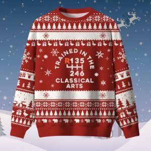 Trained In The Classical Arts Ugly Christmas Sweater 1 Trained In The Classical Arts Ugly Christmas Sweater