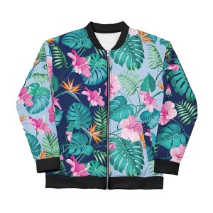 Kpop Demon Hunters Zoeys Tropical Bomber Jacket
