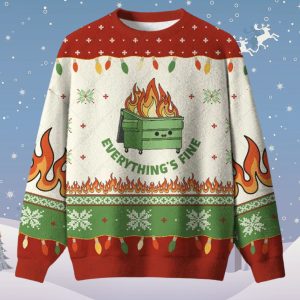 Everything's Fine Ugly Christmas Sweater