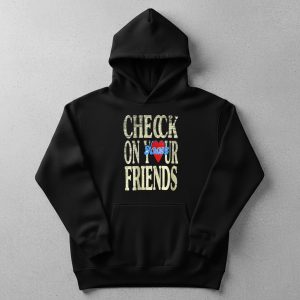 Eagles Jalyx Hunt Check On Your Friends Shirt 1 Eagles Jalyx Hunt Check On Your Friends Shirt 2