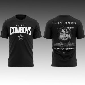 Cowboys Marshawn Kneeland Thank You Memories 2001 2025 Shirt