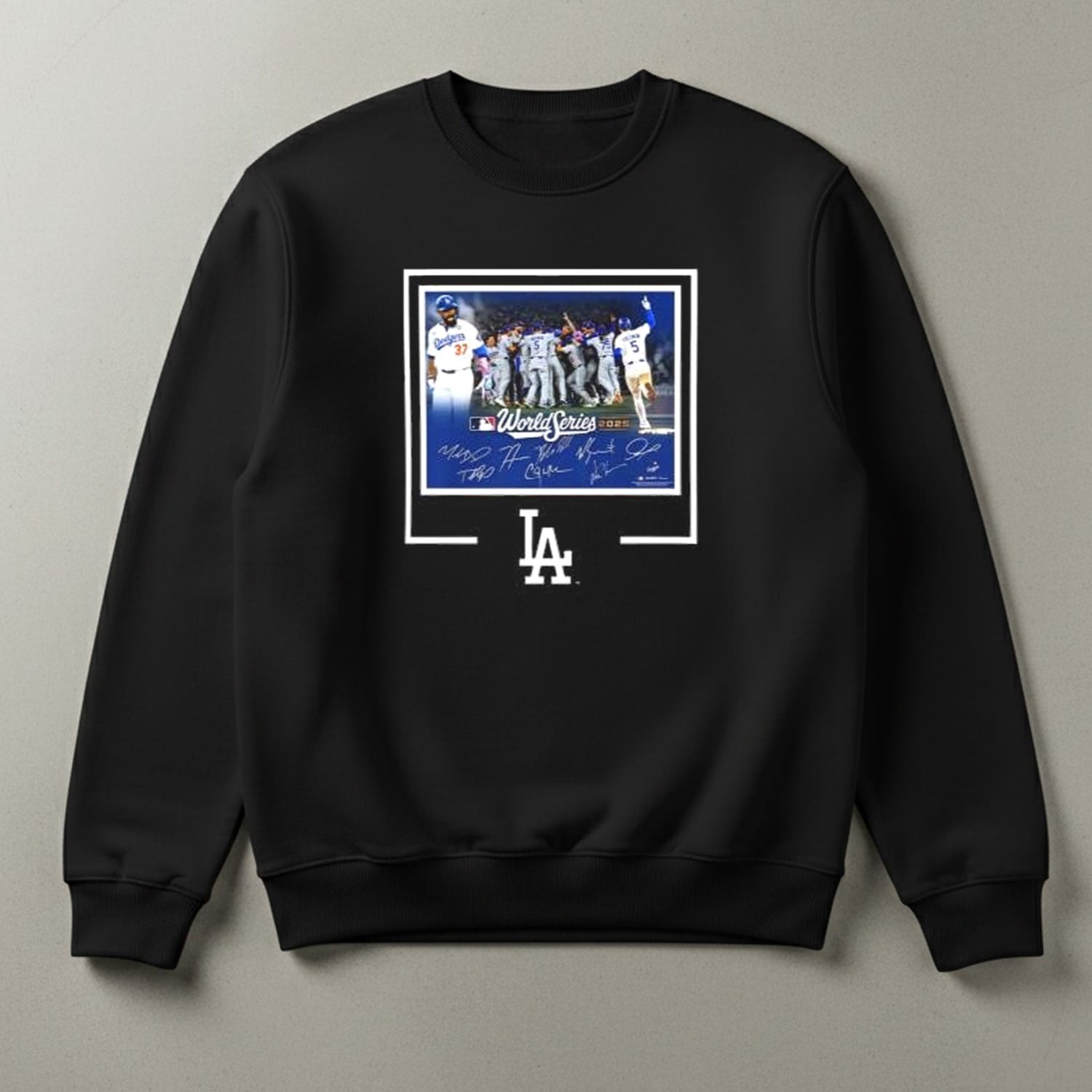 2025 Dodgers Autographed World Series Signatures Shirt 2025 Dodgers Autographed World Series Signatures Shirt