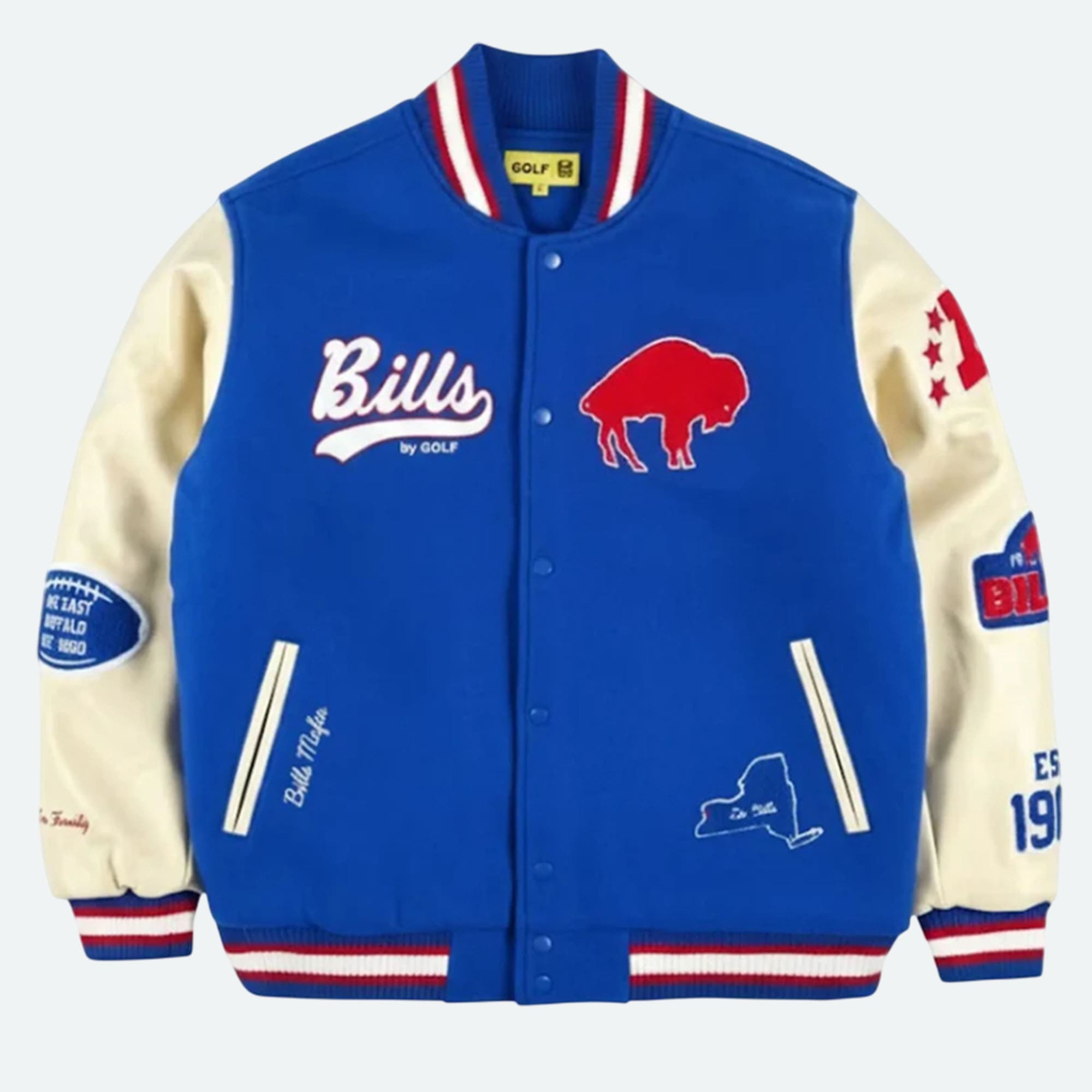 2025 James Cook Buffalo Bills By Golf Jacket 2025 James Cook Buffalo Bills By Golf Jacket