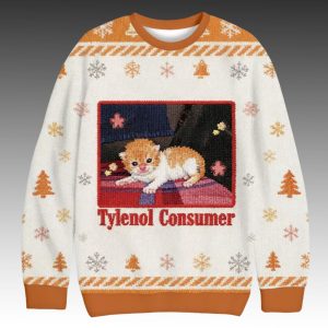 Tylenol Consumer Cat Christmas Ugly Sweater 1 Tylenol Consumer Cat Christmas Ugly Sweater 1