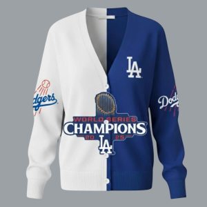 Dodgers World Series Champions 2025 Cardigan