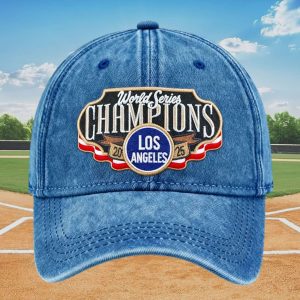 Dodgers 2025 World Series Champions Baseball Cap