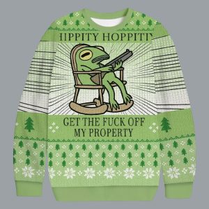 Frog Hippity Hoppity Christmas Ugly Sweater