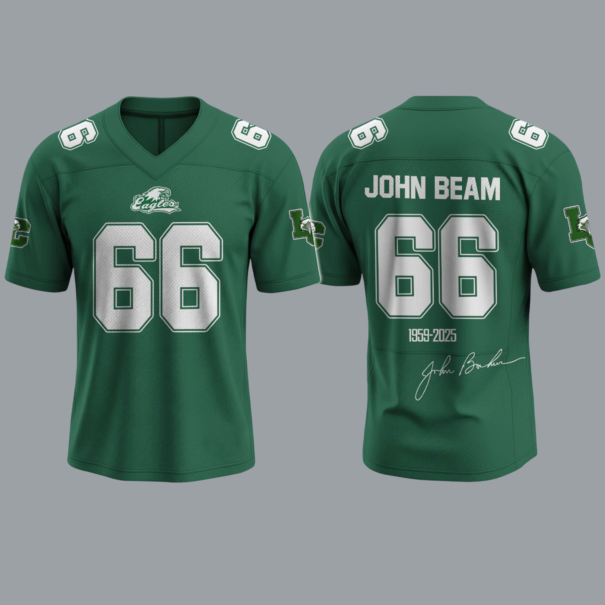 Coach John Beam Memorial 1959 2025 Football Jersey Coach John Beam Memorial 1959 2025 Football Jersey