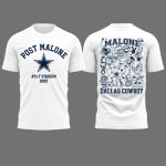 Cowboys X Post Malone At&t Stadium 2025 Shirt
