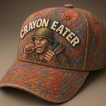 Crayon Eater Military Funny Veteran Hat