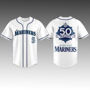 Mariners 50 Seasons Merch Celebration 2026 Jersey 1