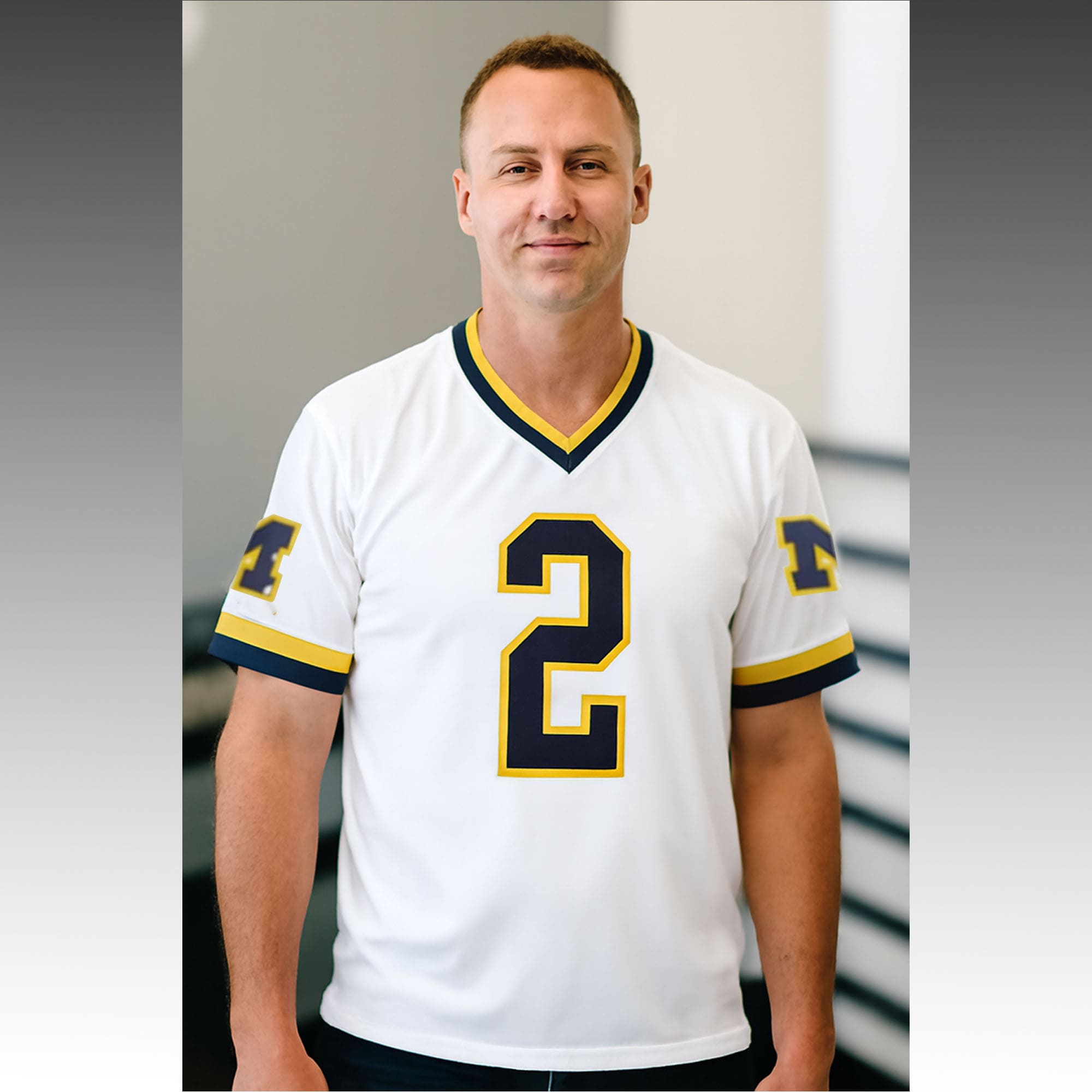 Dave Portnoy Michigan Wolverines 2025 Football Jersey Dave Portnoy Michigan Wolverines 2025 Football Jersey