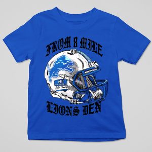 Eminem x Detroit Lions Helmet Shirt