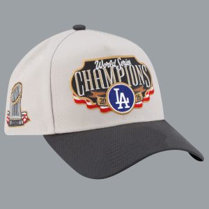 Dodgers 2025 World Series Champions Locker Room Hat