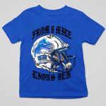 Eminem x Detroit Lions Helmet Shirt