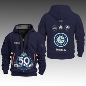 Mariners Celebrate 50th Season 1977 2026 Quarter Zip Hoodie