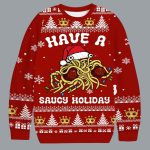 Flying Spaghetti Monster Christmas Ugly Sweater