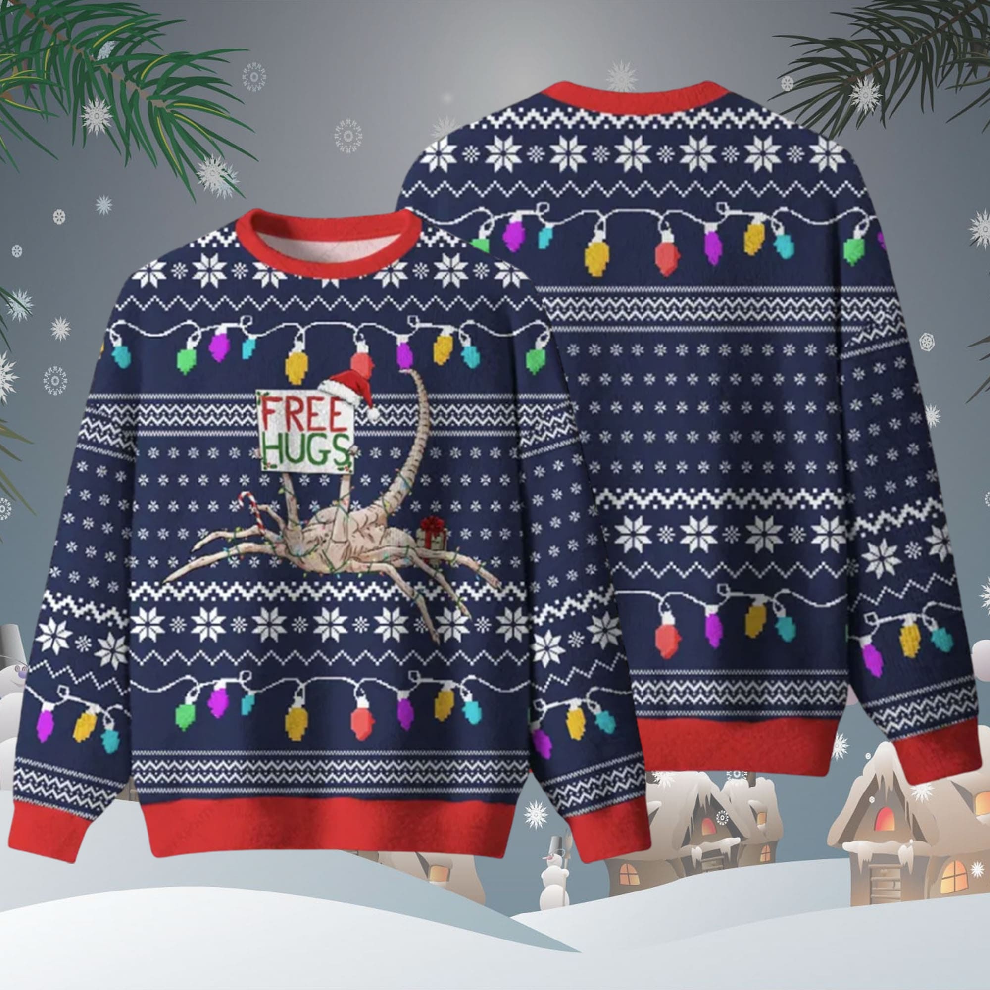 Free Hugs Ugly Christmas Sweater Free Hugs Ugly Christmas Sweater