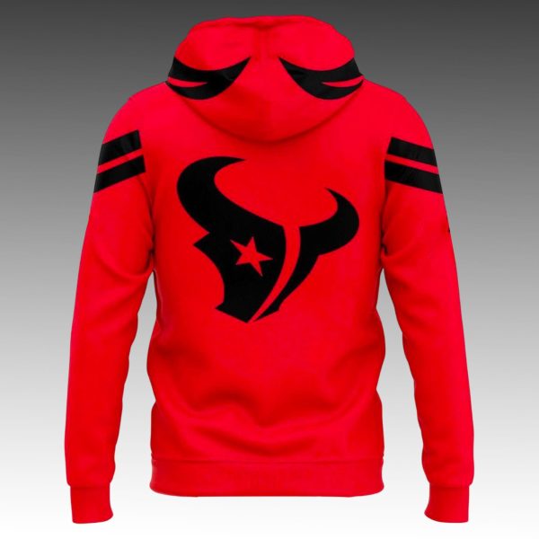 Houston Texans Battle Red 2025 Hoodie - brastraps.com