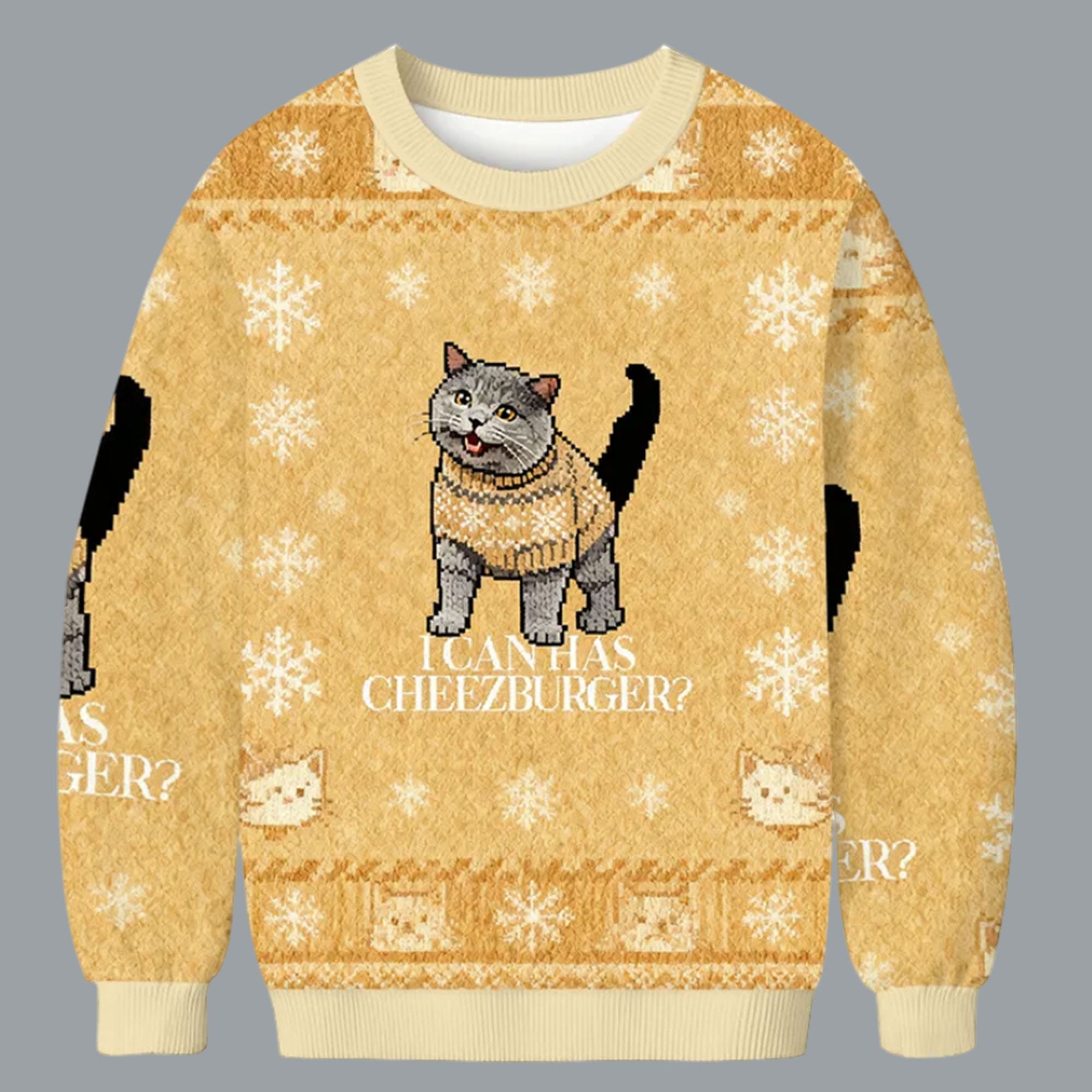 I Can Has Cheezburger Ugly Christmas Sweater I Can Has Cheezburger Ugly Christmas Sweater