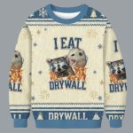 I Eat Drywall Christmas Ugly Sweater