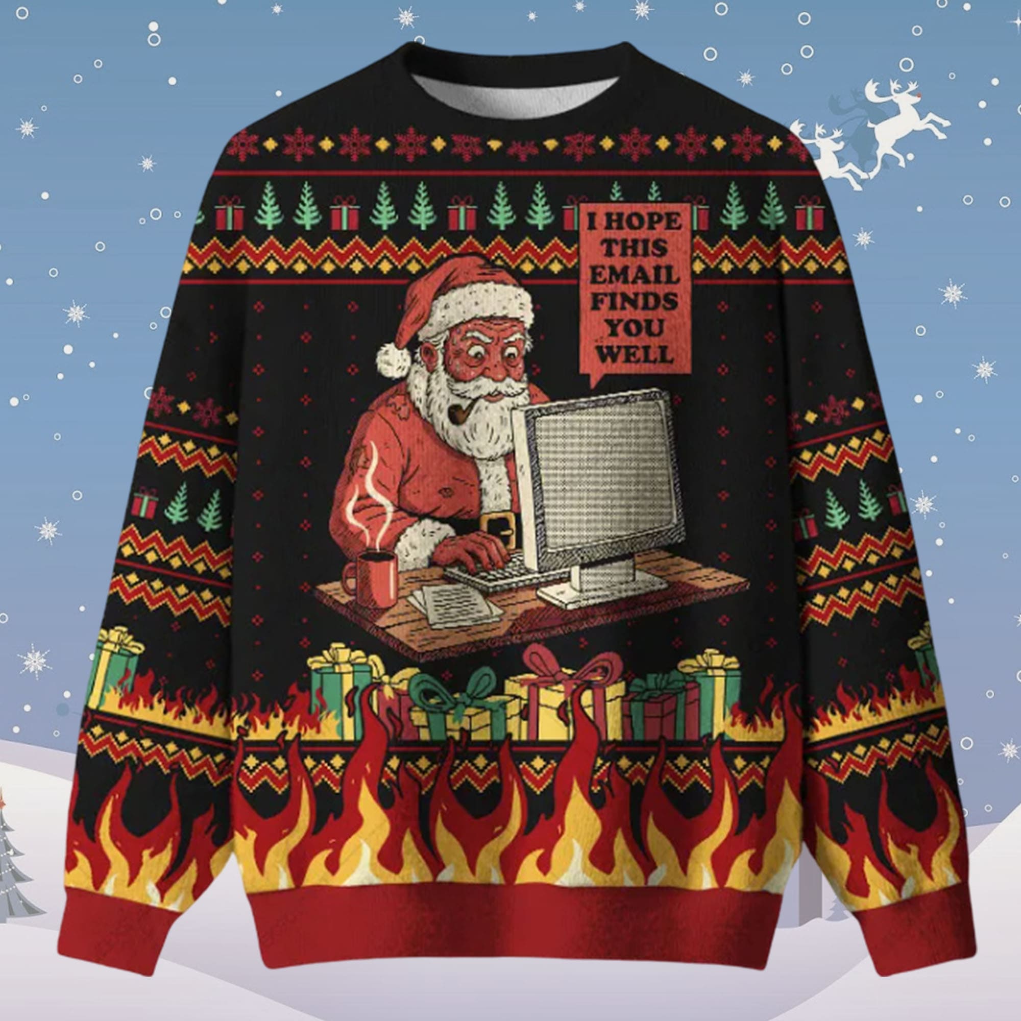 I Hope This Email Finds You Well Ugly Christmas Sweater I Hope This Email Finds You Well Ugly Christmas Sweater