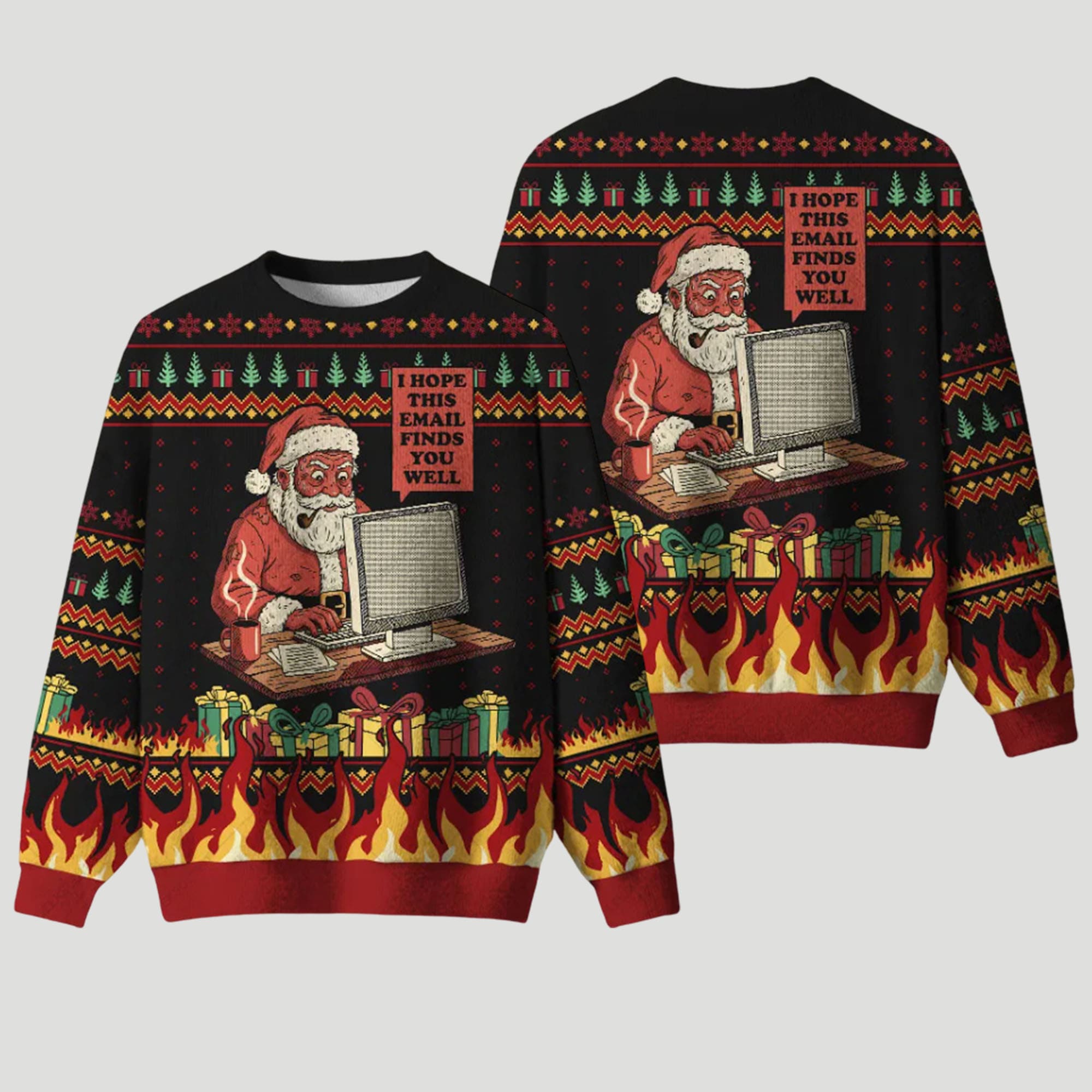 I Hope This Email Finds You Well Ugly Christmas Sweater I Hope This Email Finds You Well Ugly Christmas Sweater